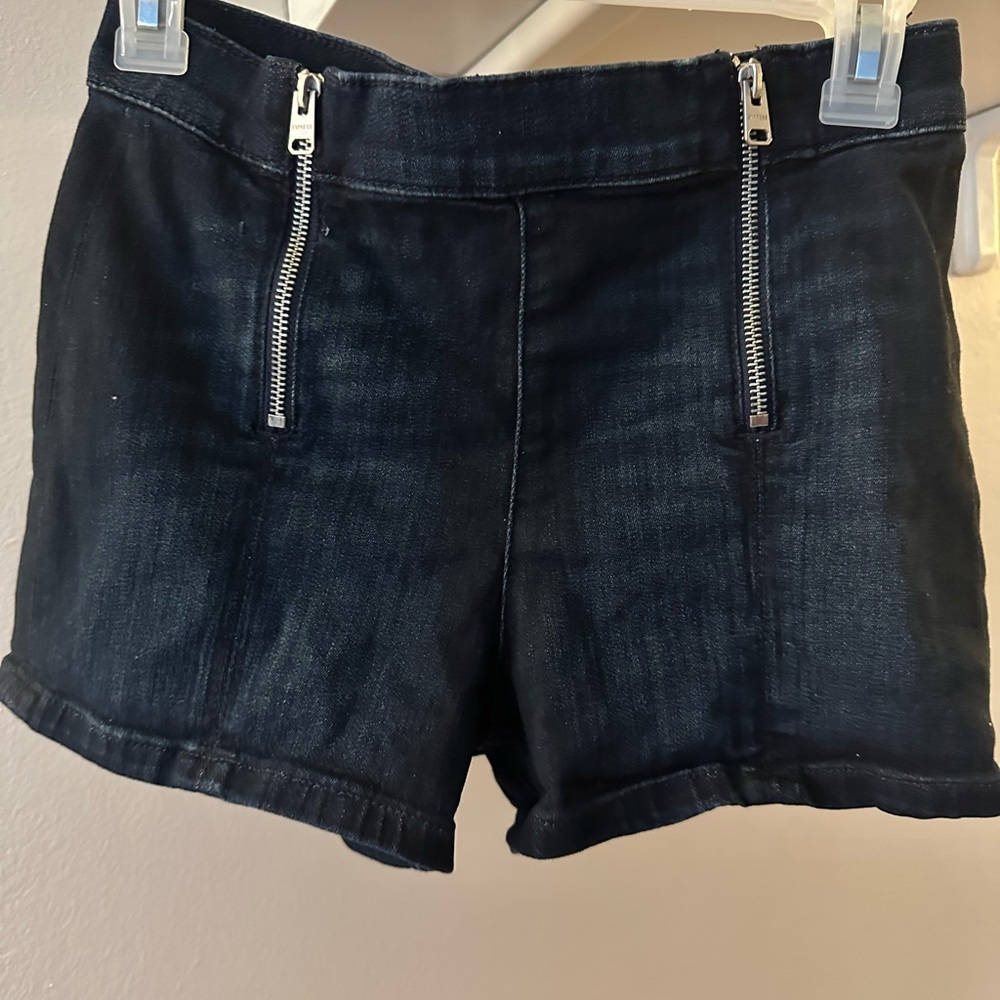 Express high-rise shorts